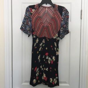 Free People floral print dress